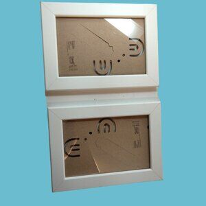 Ikea White Wood Frame 4 x 6 Photo Modern Classic Minimalist Wall Hanging Lot 2